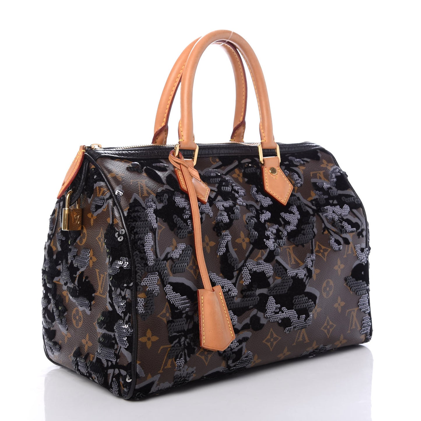 Monogram Fleur De Jais Sequins Speedy 30