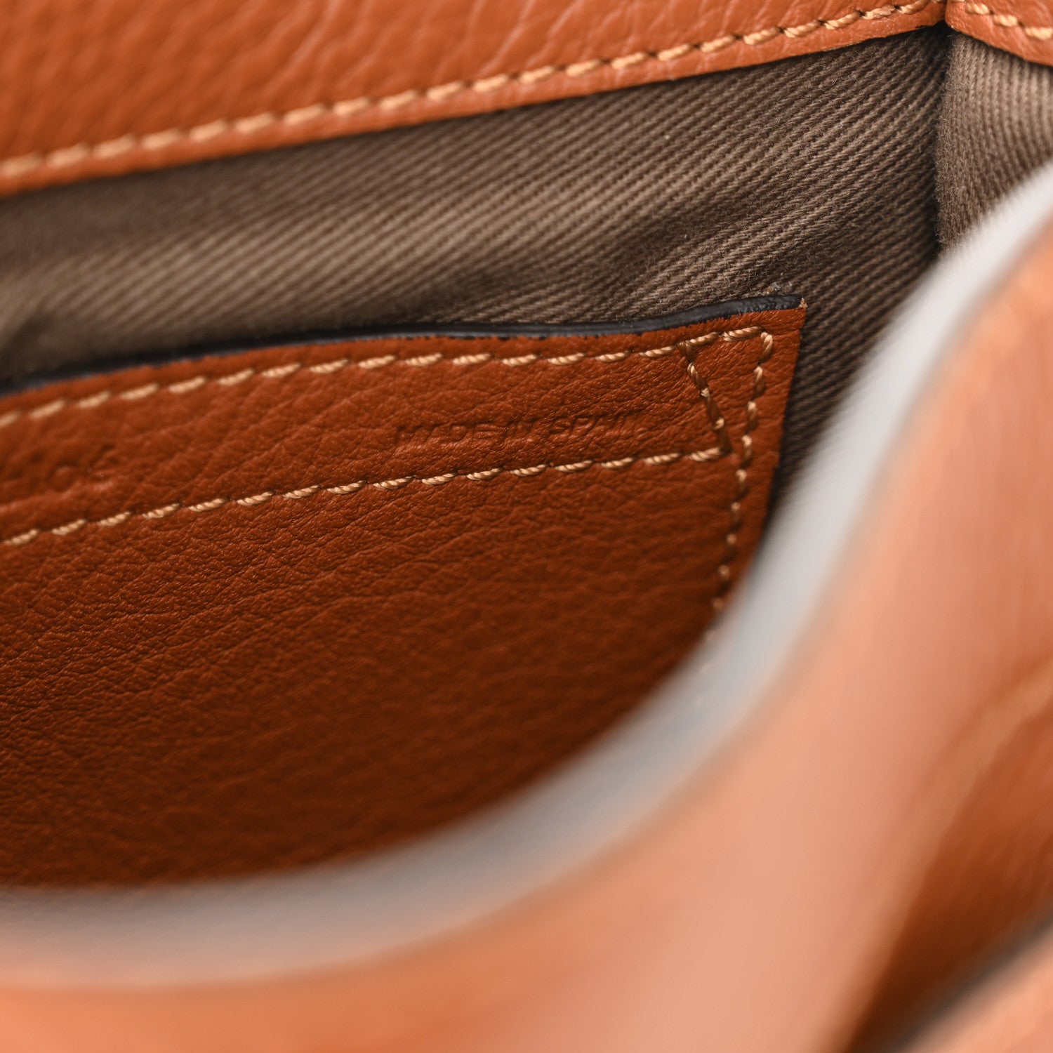 Chloe Grained Calfskin Small Marcie Saddle Bag Tan 7 of 10
