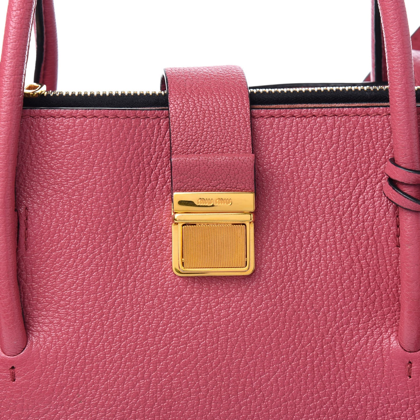 Goatskin Madras Tote Peonia