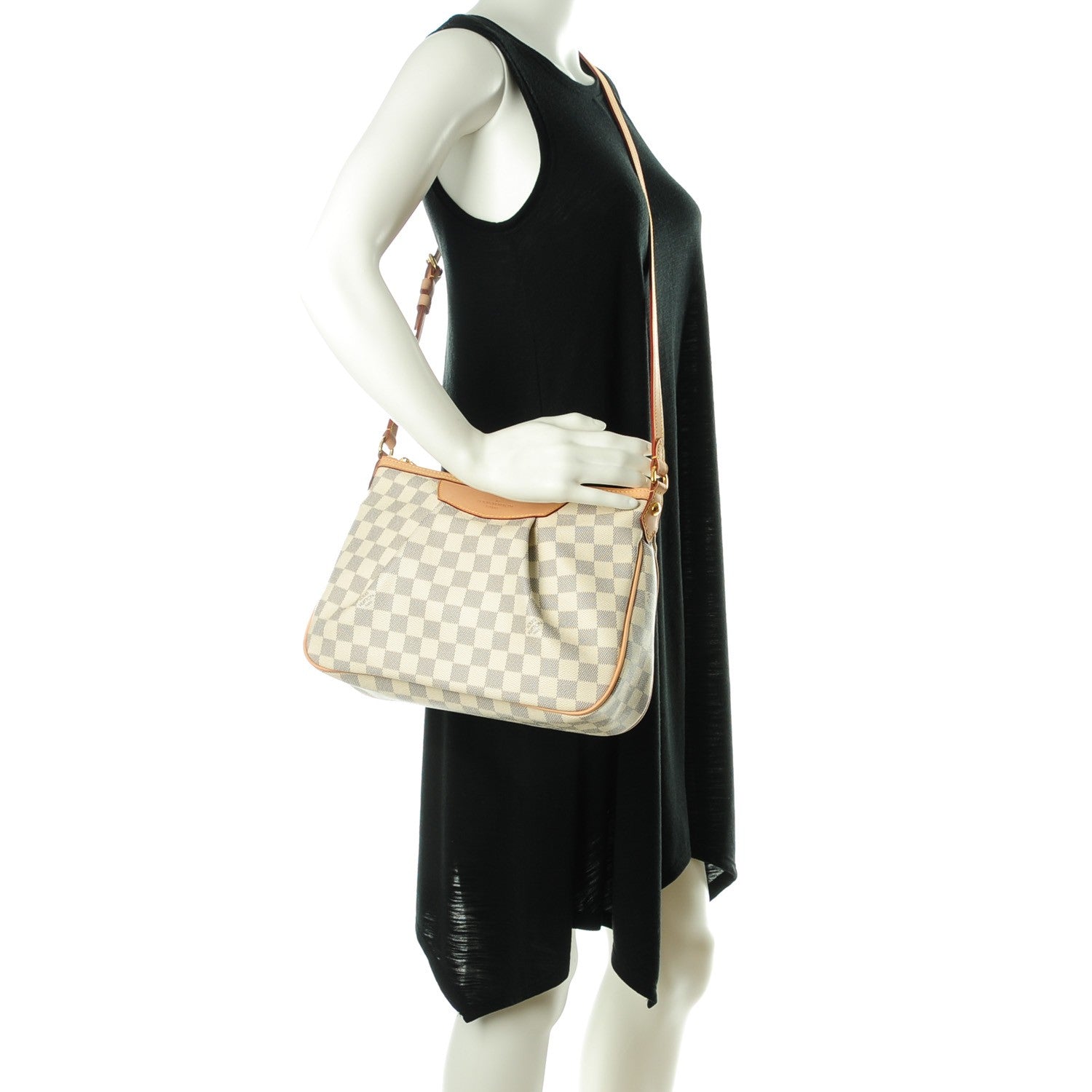 Louis Vuitton Damier Azur Siracusa PM 2 of 8
