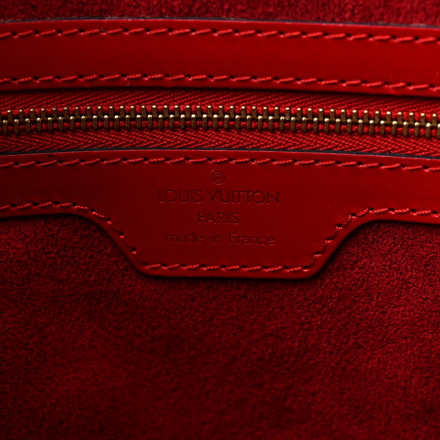 Louis Vuitton Epi Lussac Castillan Red 6 of 11