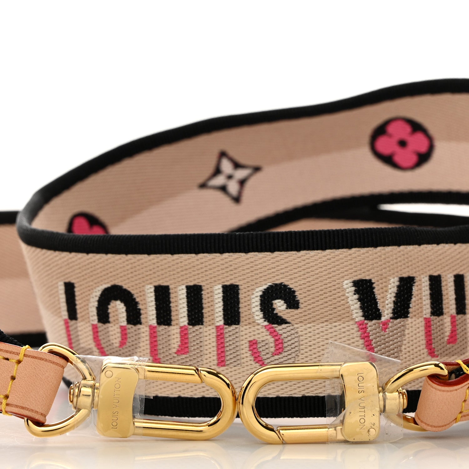 Louis Vuitton Jacquard Diane Shoulder Strap Black 3 of 3
