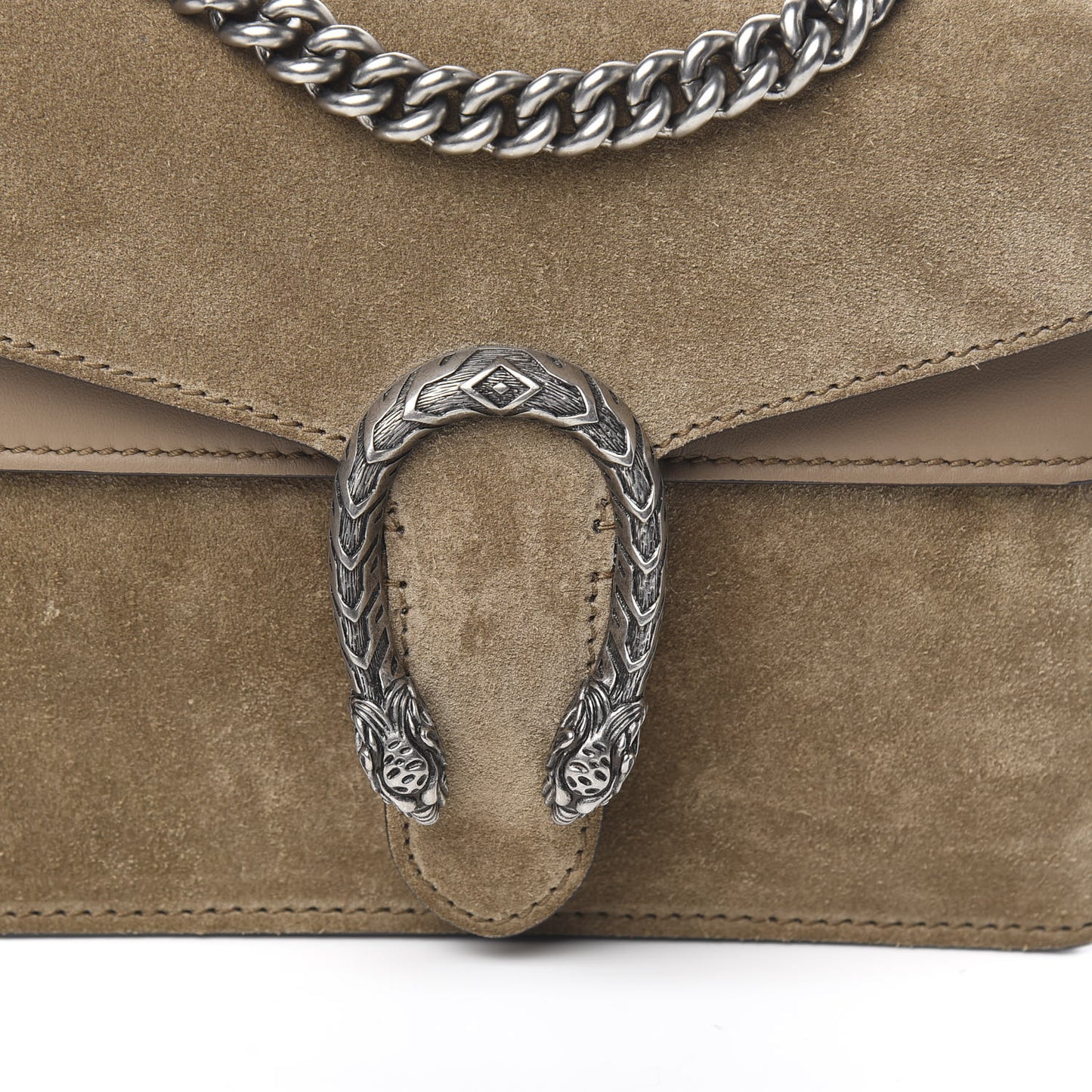 Suede Mini Dionysus Shoulder Bag Taupe