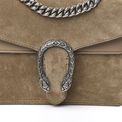 Gucci Suede Mini Dionysus Shoulder Bag Taupe 11 of 11