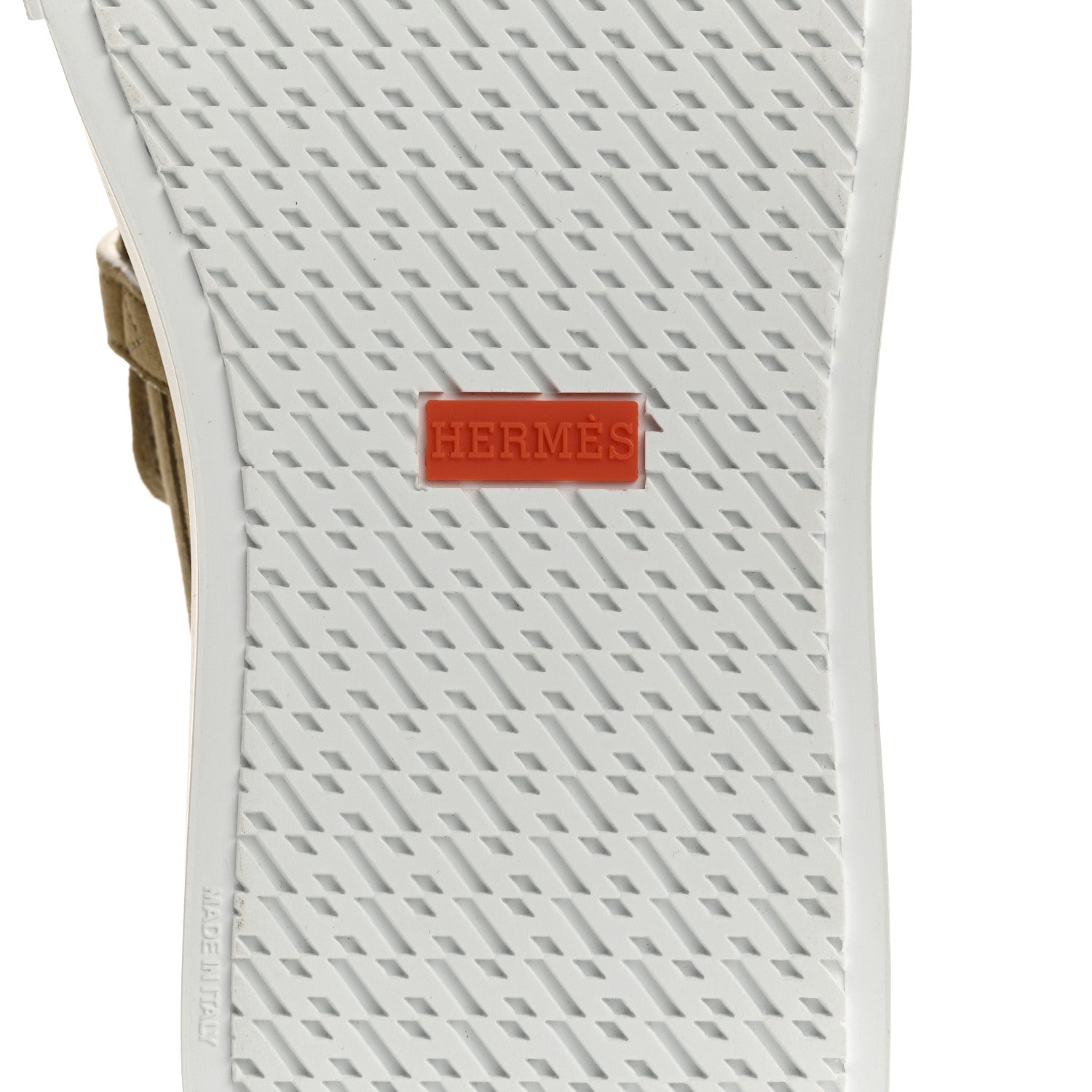 Hermes Suede Goatskin Game Slip On Sneakers 38 Beige Lin 8 of 11
