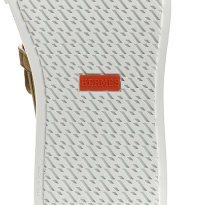 Hermes Suede Goatskin Game Slip On Sneakers 38 Beige Lin 8 of 11