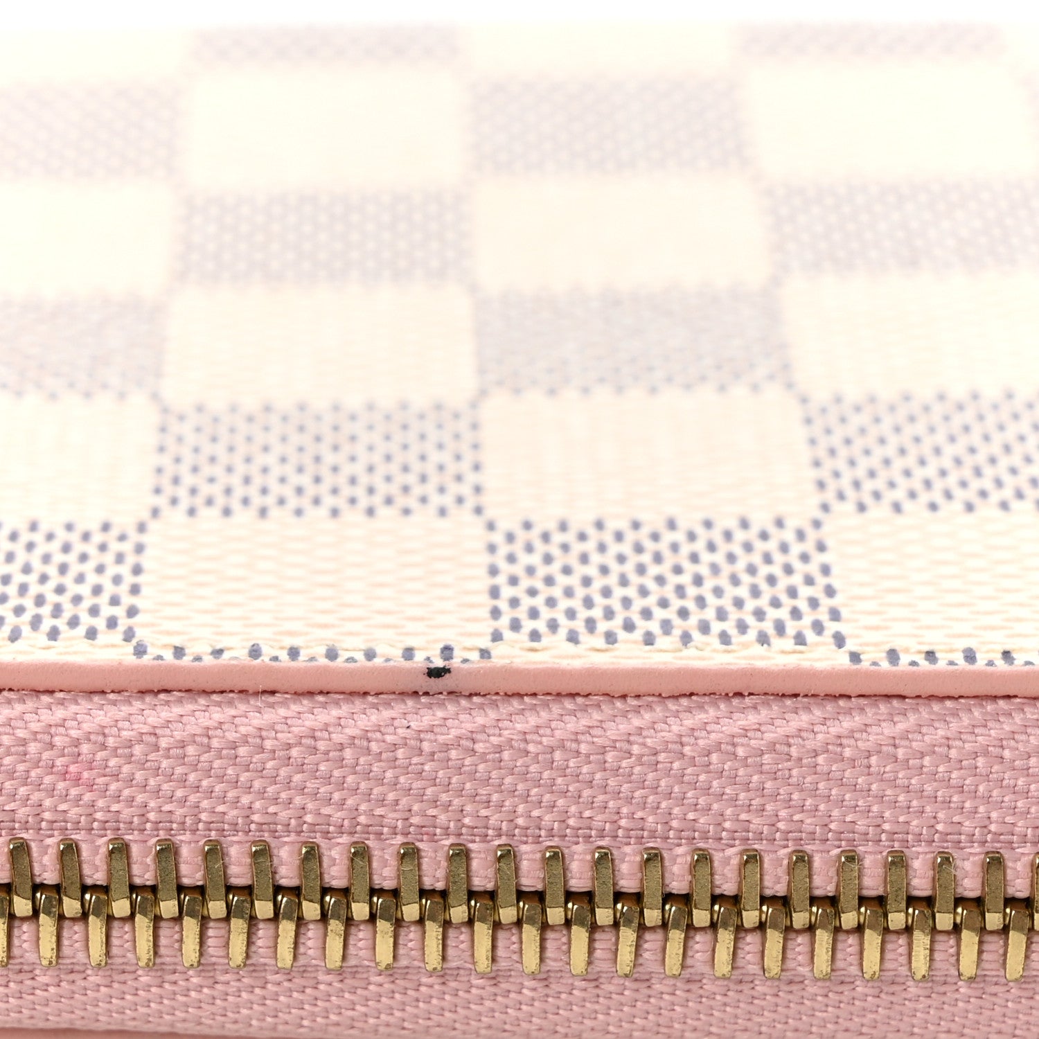 Louis Vuitton Damier Azur Zippy Wallet Rose Ballerine 10 of 11