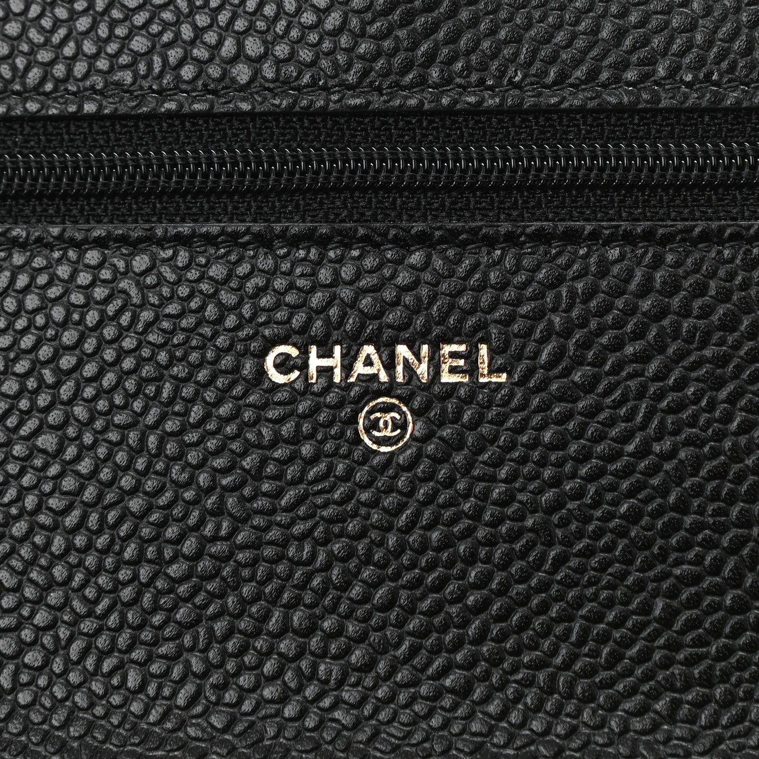 Chanel Caviar Quilted Wallet On Chain WOC Black 6 of 12