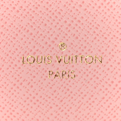Louis Vuitton Damier Azur Victorine Wallet Rose Ballerine 7 of 12