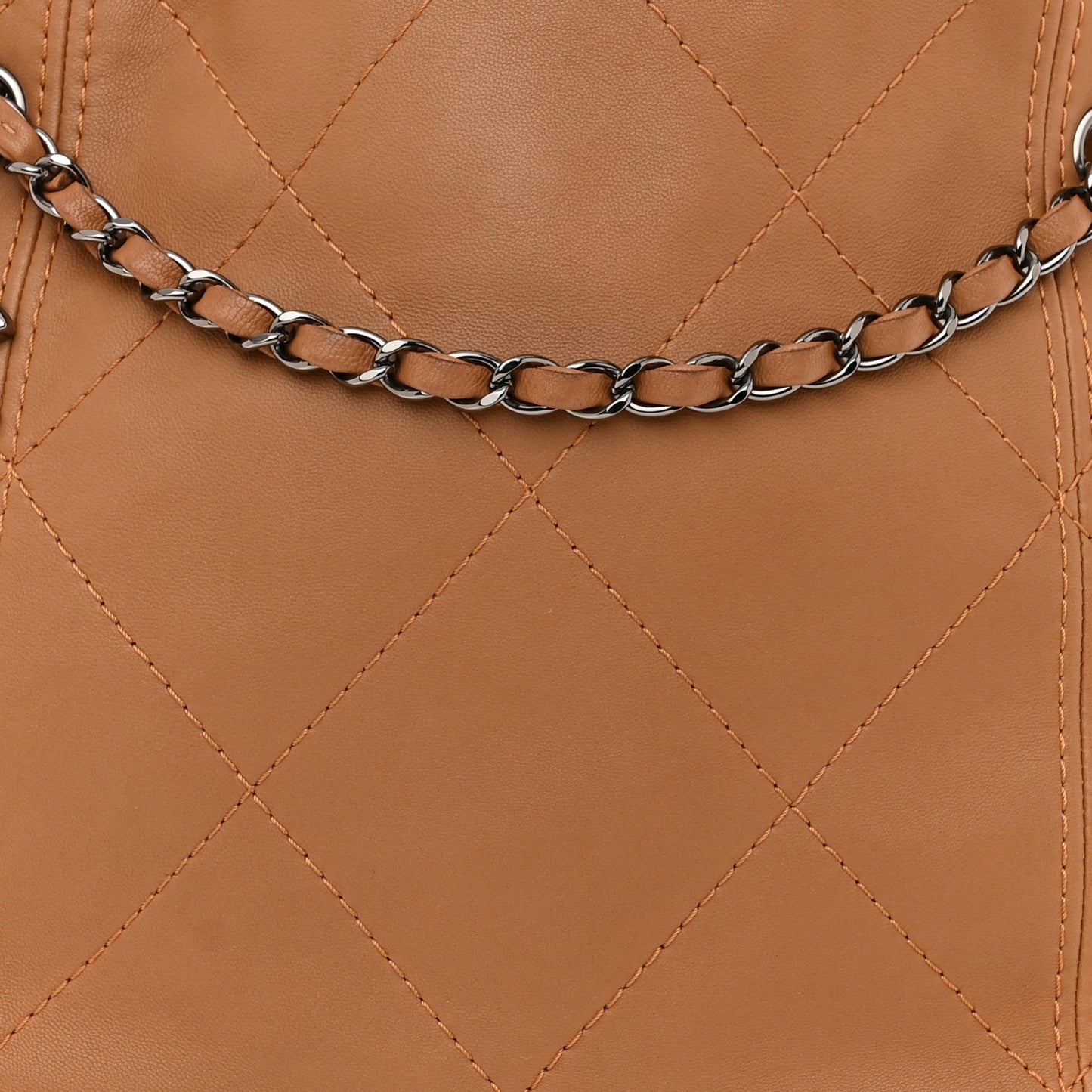 Lambskin Small Soft Touch Shoulder Bag Camel