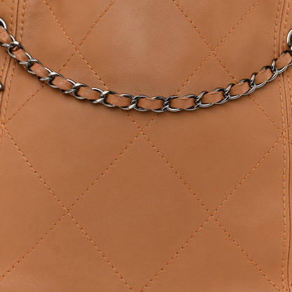 Chanel Lambskin Small Soft Touch Shoulder Bag Camel 8 of 10
