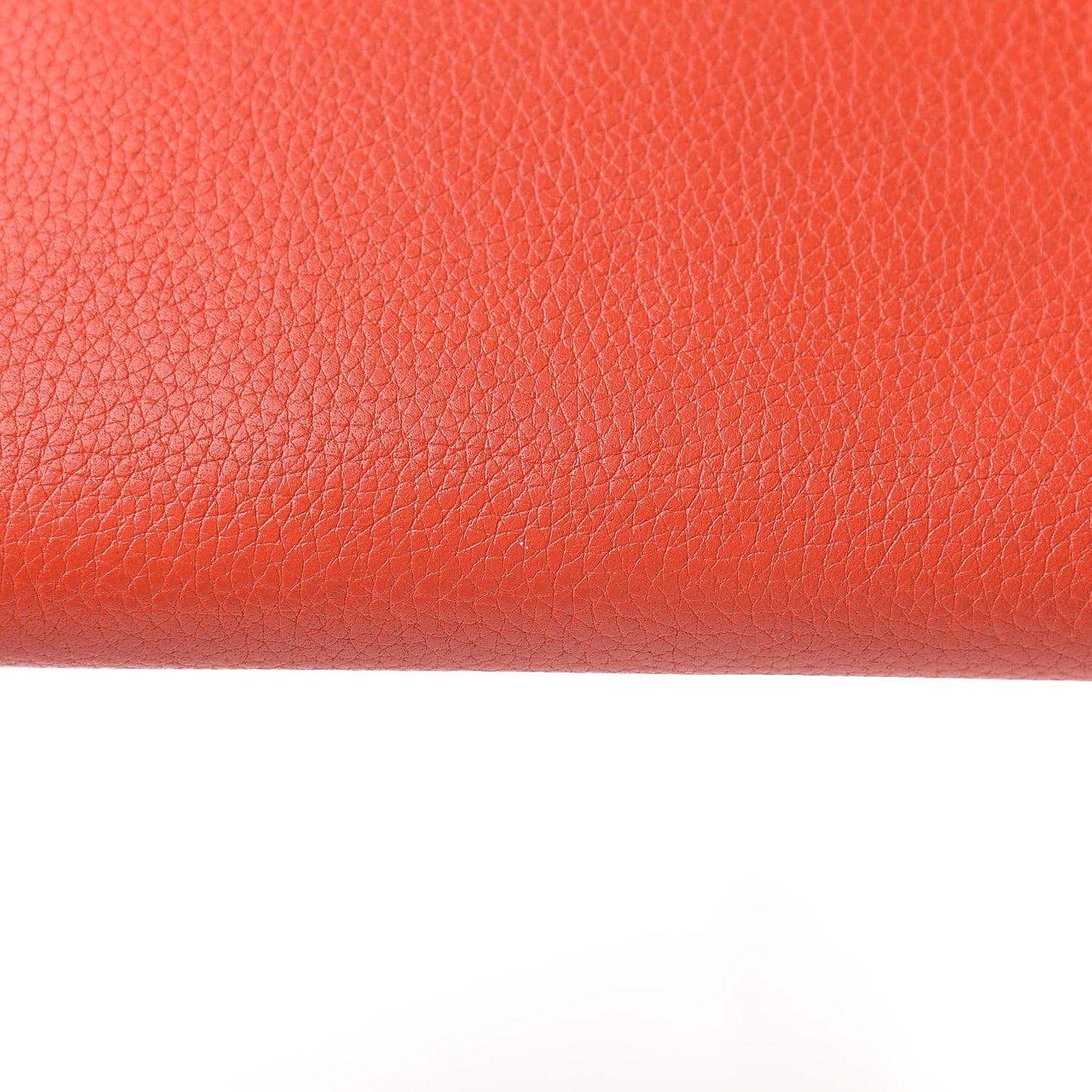 Drummed Calfskin Large Zip Around Multifunction Wallet Coral