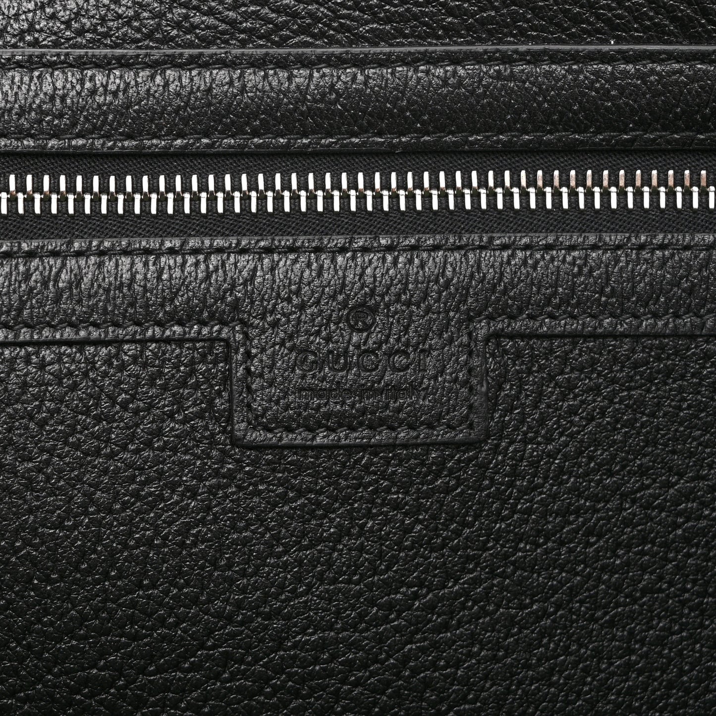 Textured Dollar Calfskin Web Medium Ophidia Tote Bag  Black