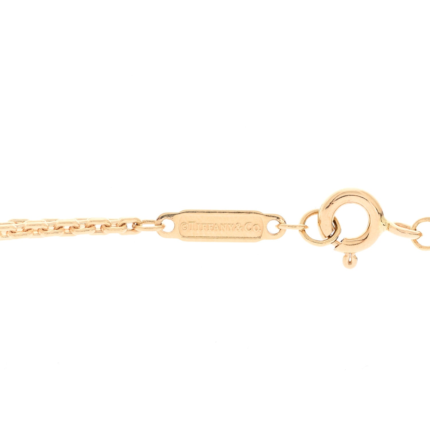 Tiffany 18K Yellow Gold HardWear Double Link Pendant Necklace 5 of 7