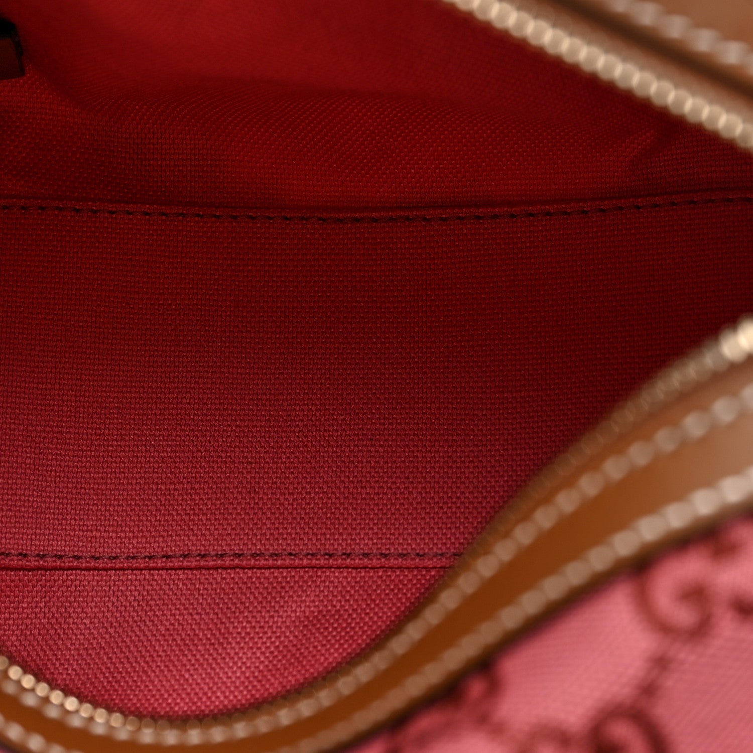 Gucci GG Supreme Web Mini GG Top Handle Bag Pink Beige 5 of 10