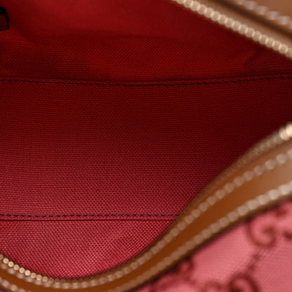 Gucci GG Supreme Web Mini GG Top Handle Bag Pink Beige 5 of 10