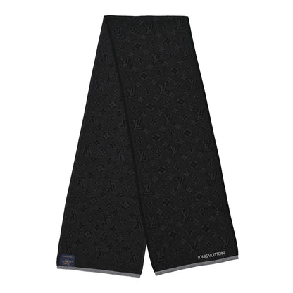 Louis Vuitton Wool My Monogram Eclipse Scarf Grey 2 of 4