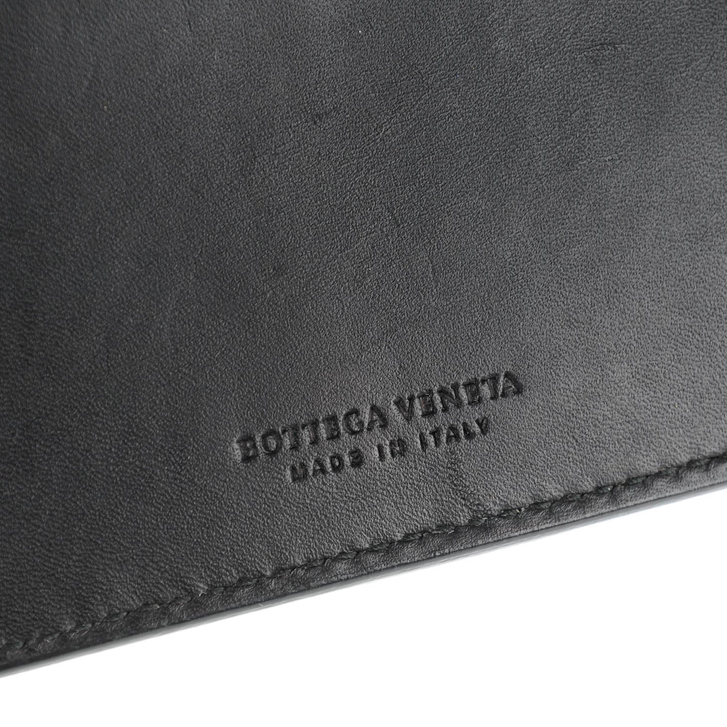 Nappa Intrecciato Continental Wallet on Chain Nero Black