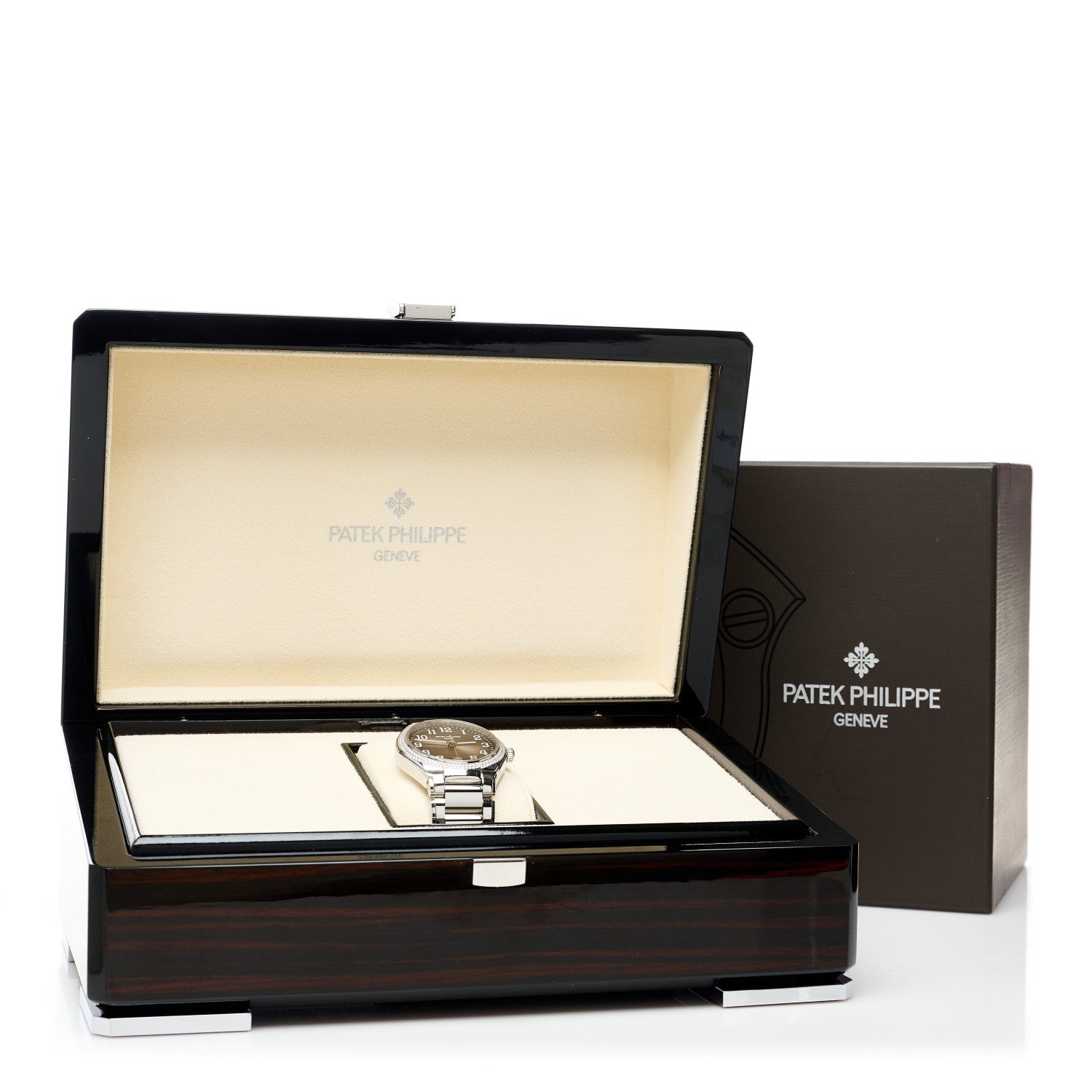 Patek Philippe Stainless Steel Diamond 36mm Twenty-4 Automatic Watch Grey 7300/1200A-010 5 of 5