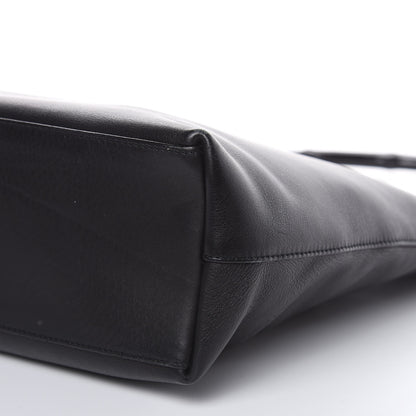 Gucci Calfskin Bamboo Shoulder Bag Black 9 of 15