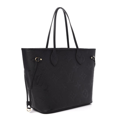 Louis Vuitton Empreinte Monogram Giant Neverfull MM Black 3 of 11