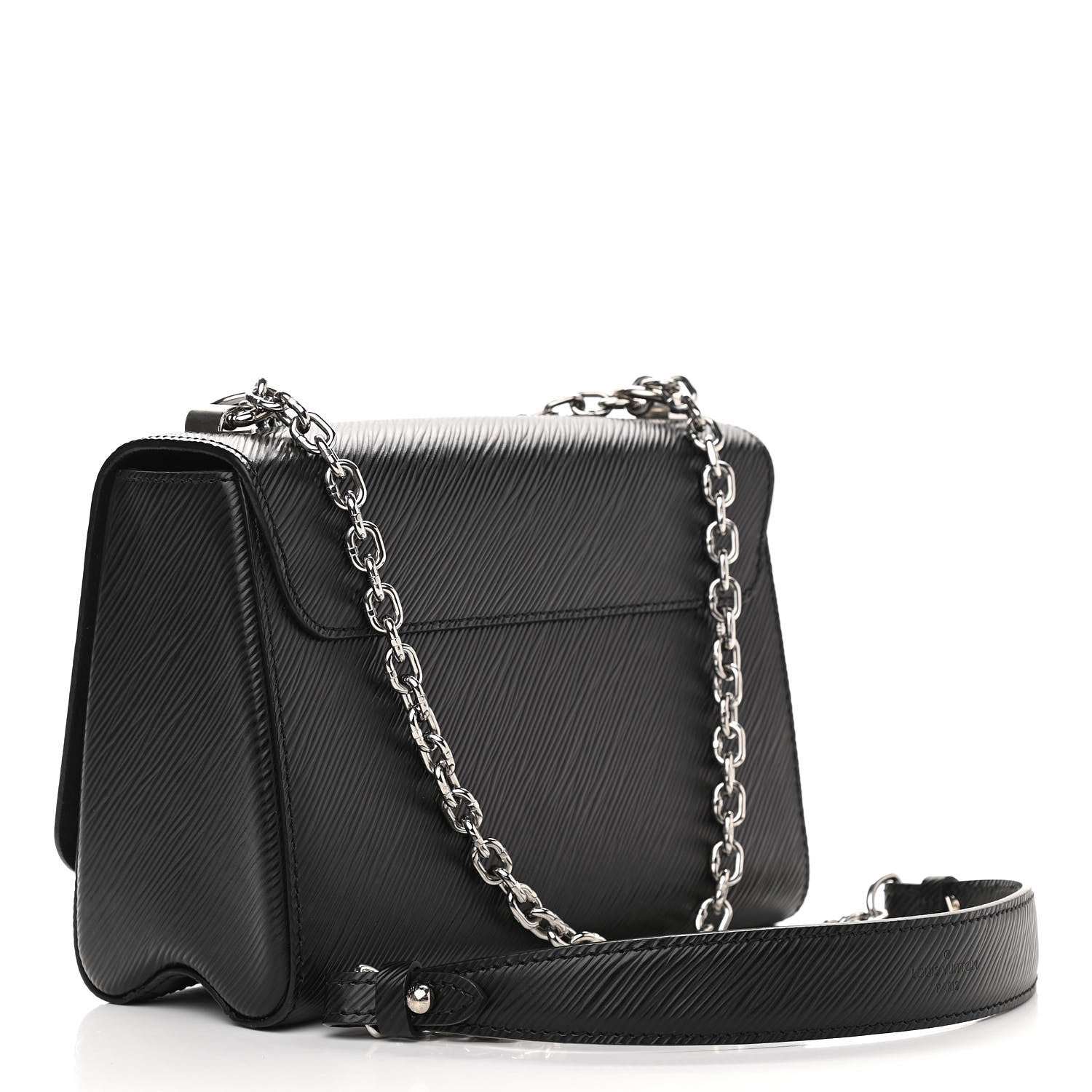 Louis Vuitton Epi Twist Shoulder Bag MM Black 3 of 10