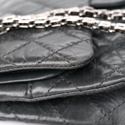 Chanel Aged Calfskin Quilted 50th Anniversary 2.55 Reissue 225 Flap Grey 20 of 21