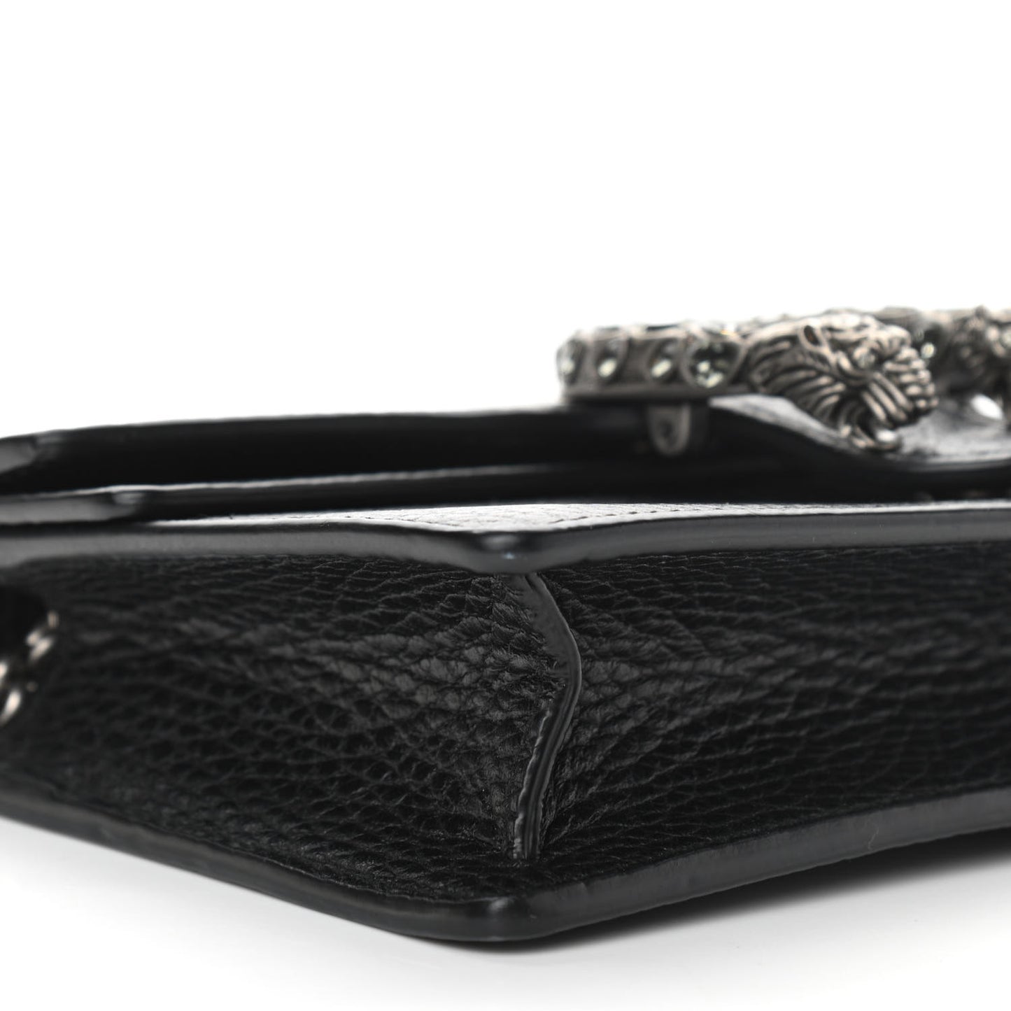 Calfskin Super Mini Dionysus Shoulder Bag Black