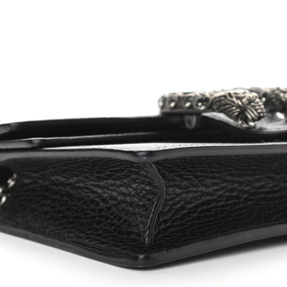 Gucci Calfskin Super Mini Dionysus Shoulder Bag Black 8 of 9