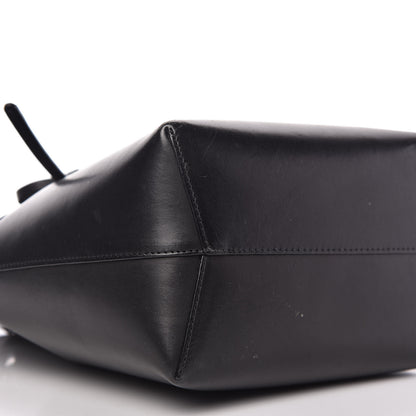 Mansur Gavriel Vegetable Tanned Calfskin Mini Bucket Bag Black Royal 6 of 9
