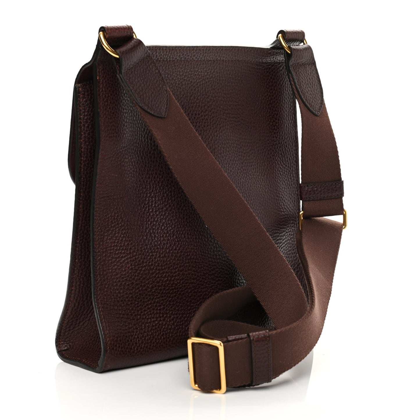 Natural Grain Calfskin New Antony Messenger Crossbody Oxblood