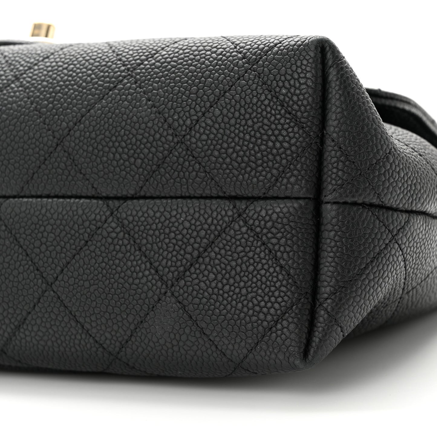 Caviar Quilted City Walk Flap Black