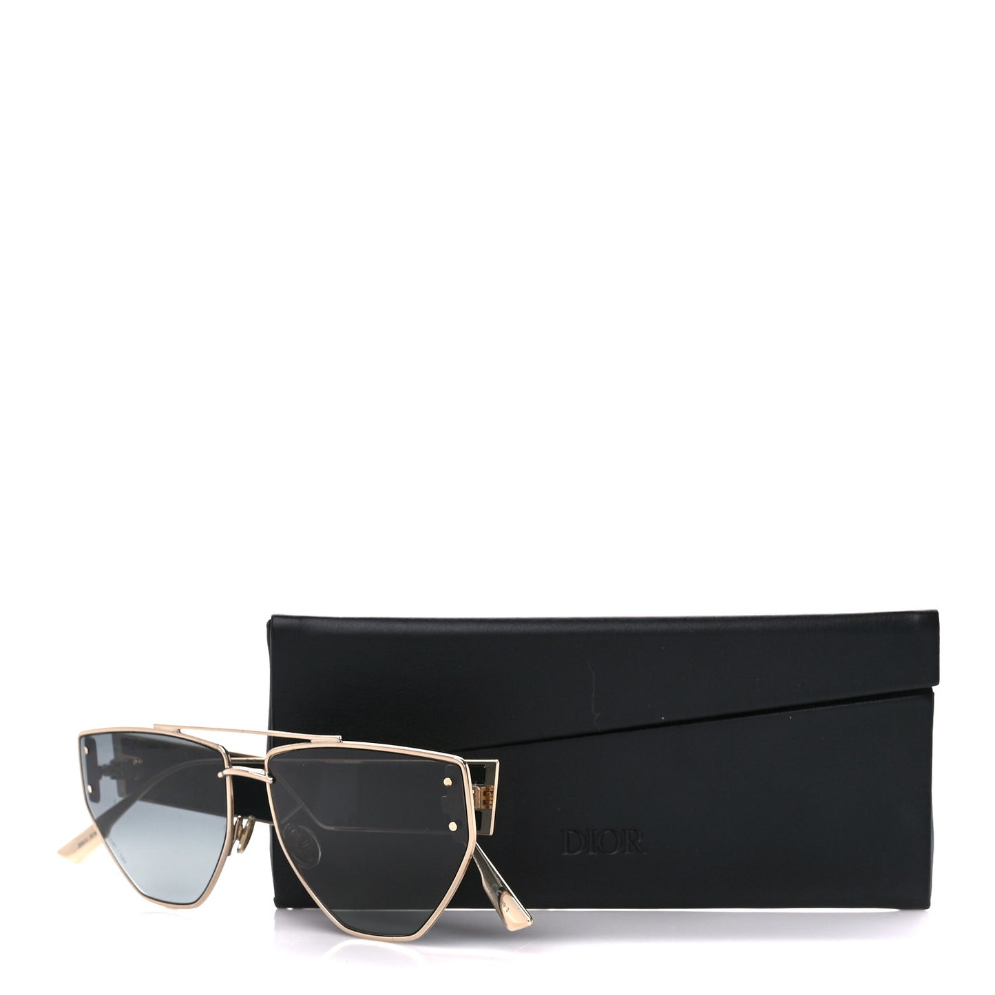 Clan 2 Aviator Sunglasses Black Gold