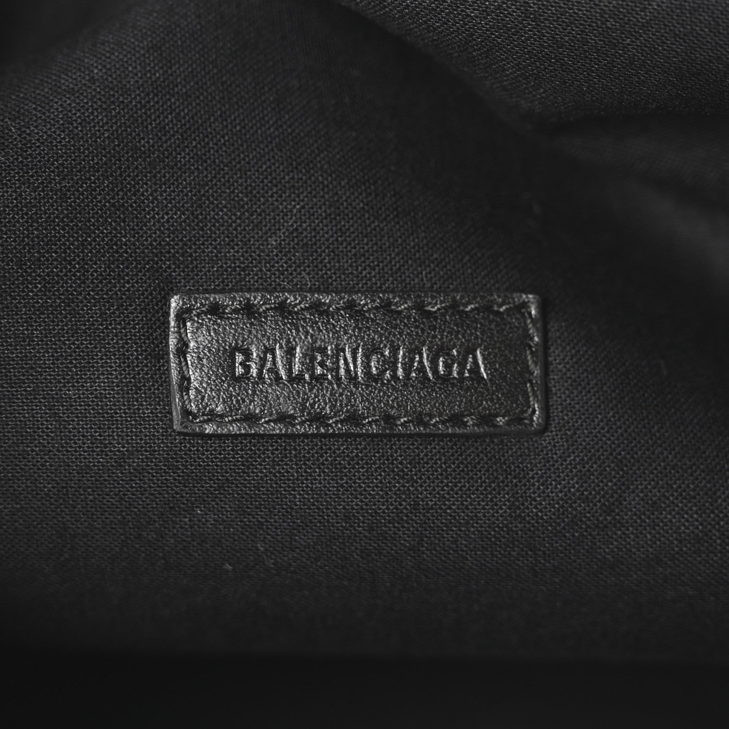 Balenciaga Nylon Canvas Logo Explorer Beltpack Black White 6 of 10