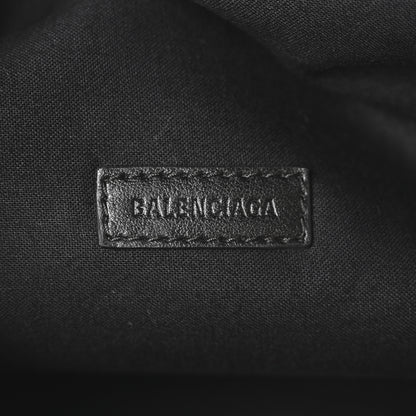 Balenciaga Nylon Canvas Logo Explorer Beltpack Black White 6 of 10