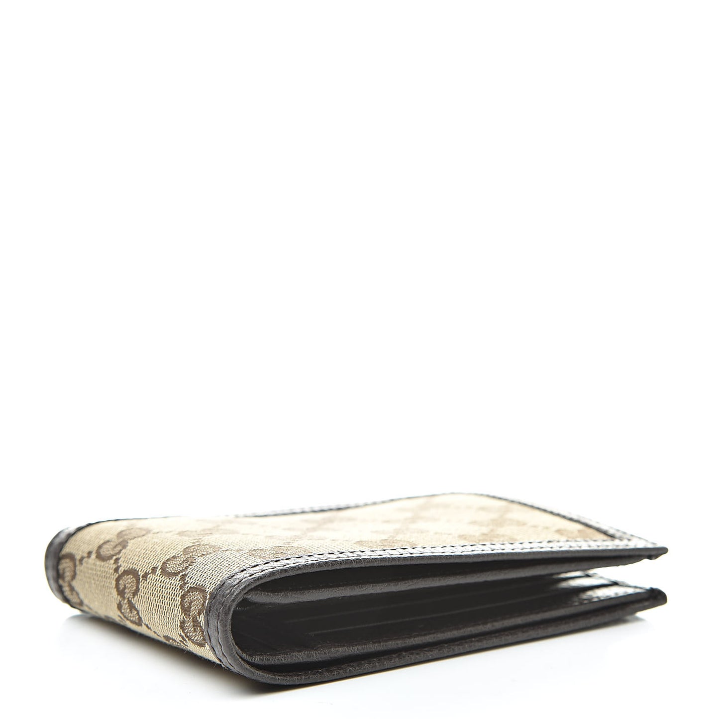 Monogram Bi-Fold Wallet Dark Brown