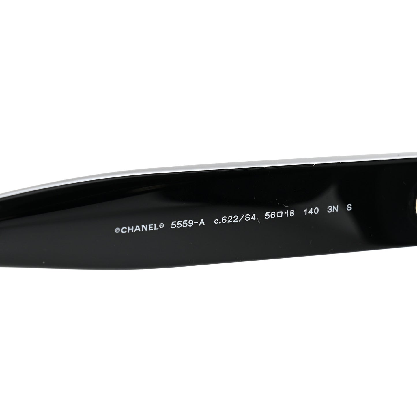 Acetate Rectangle Sunglasses 5559-A Black