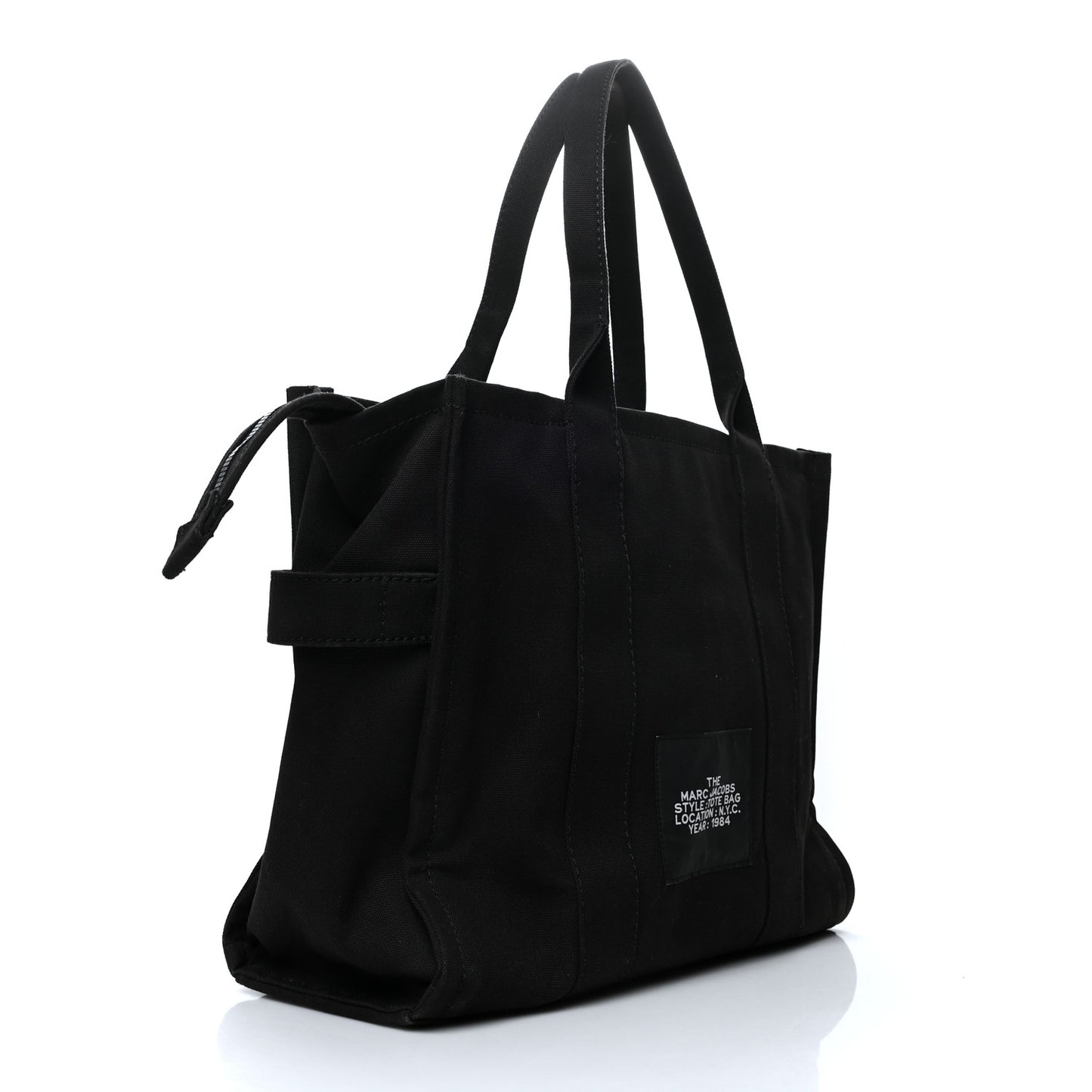 Cotton Canvas Large The Tote Bag Black