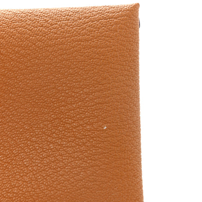 Hermes Chevre Mysore Bastia Verso Coin Purse Caramel Mauve Sylvestre 8 of 8