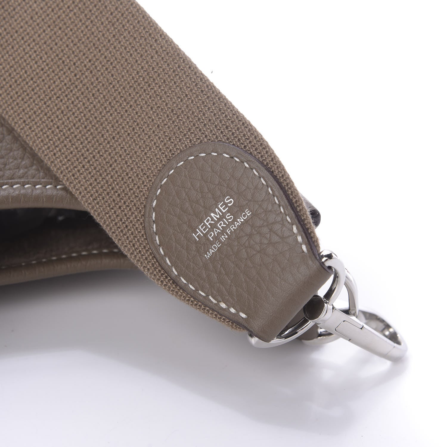 Hermes Taurillon Clemence Evelyne III PM Etoupe 5 of 9