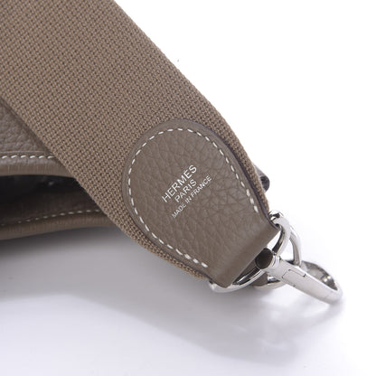 Hermes Taurillon Clemence Evelyne III PM Etoupe 5 of 9