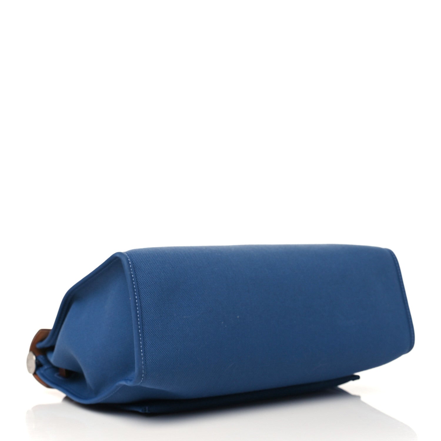 Hermes Military Toile Vache Hunter Herbag Zip 31 PM Azur Natural 5 of 11