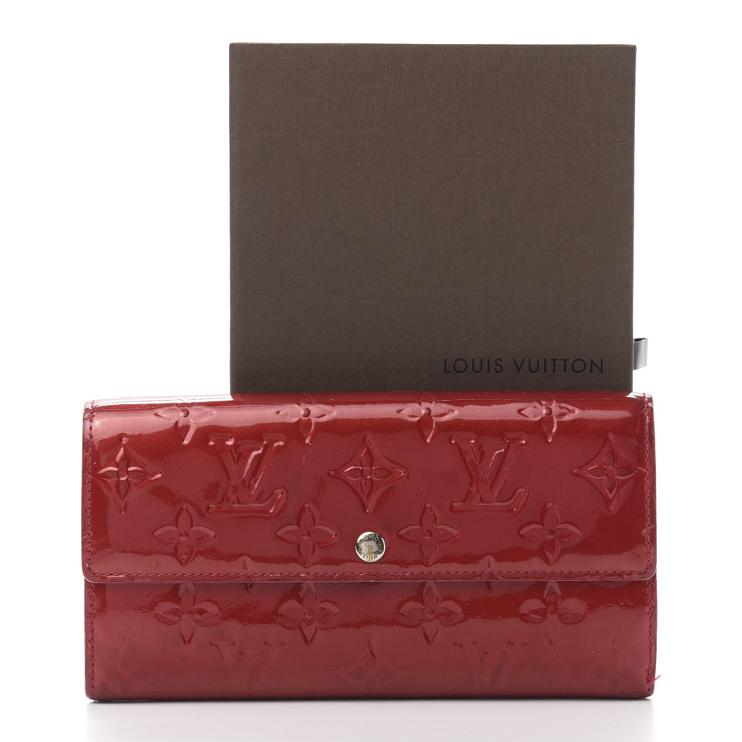 Louis Vuitton Vernis Sarah Wallet Pomme D'Amour 14 of 14