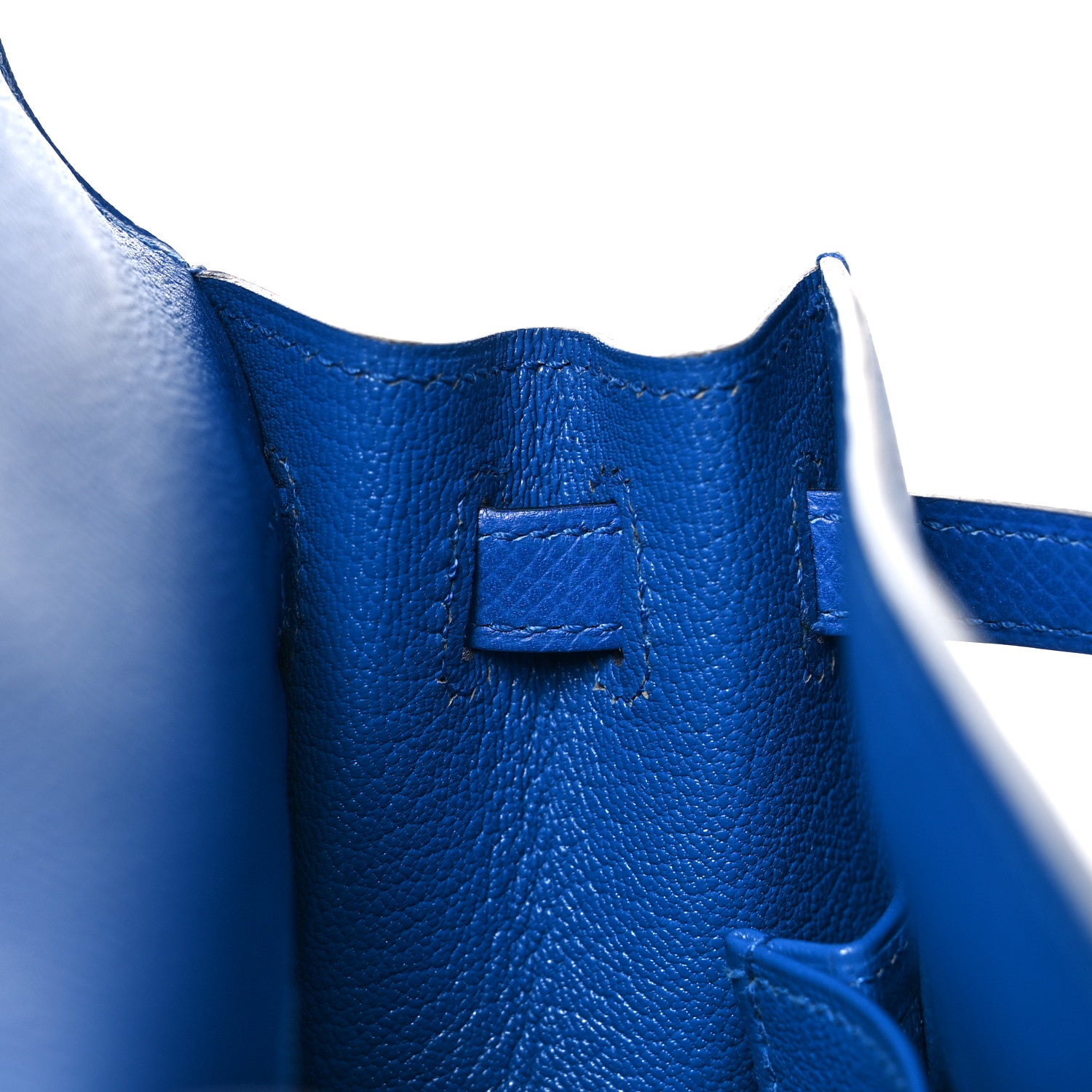 Hermes Epsom Kelly Sellier 25 Bleu Zellige 16 of 38