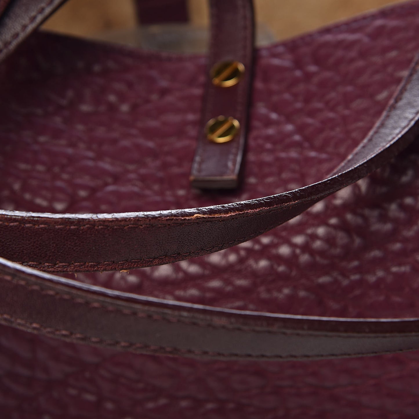 Calfskin Dilan East West Tote Wild Purple