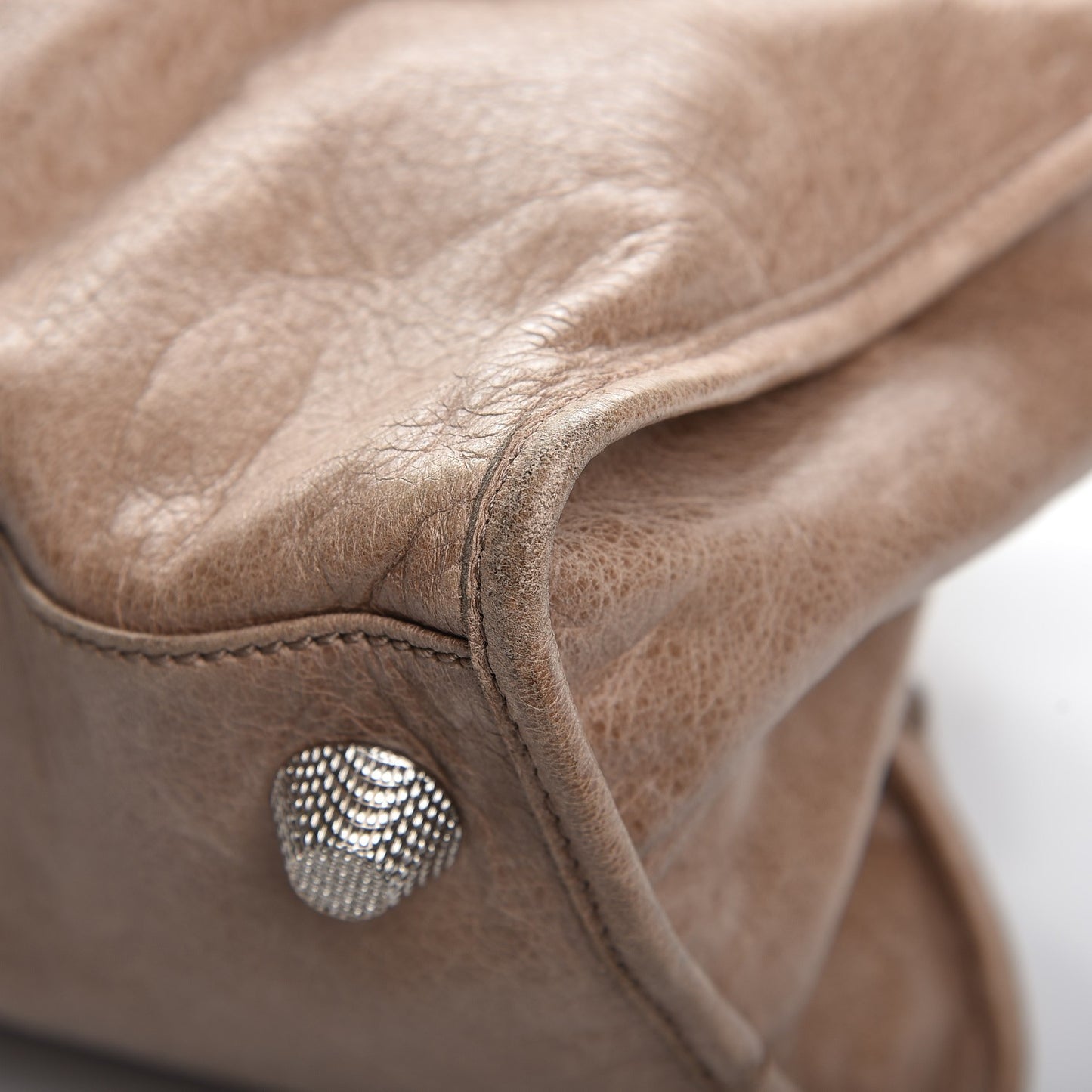 Agneau Giant 21 Silver Hardware Work Seigle