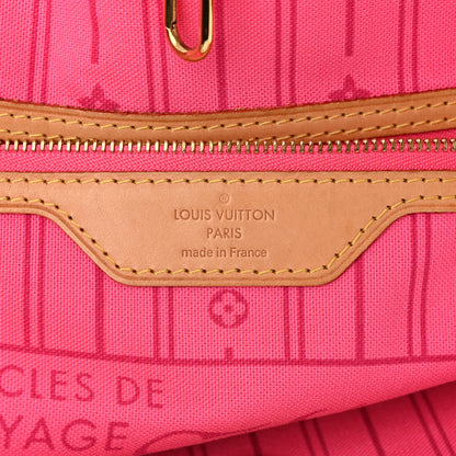 Louis Vuitton Monogram Roses Neverfull MM 6 of 9