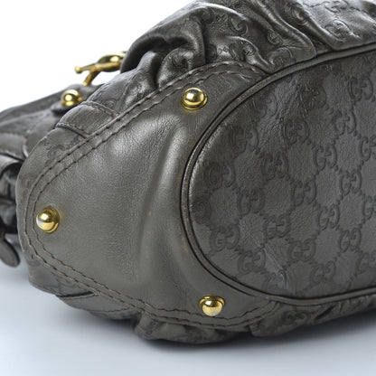 Gucci Guccissima Medium Jockey Tote Grey 6 of 13