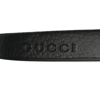 Gucci Nappa Miro Soft Calfskin Womens Interlocking G Slide Sandals 39 Black White 8 of 10