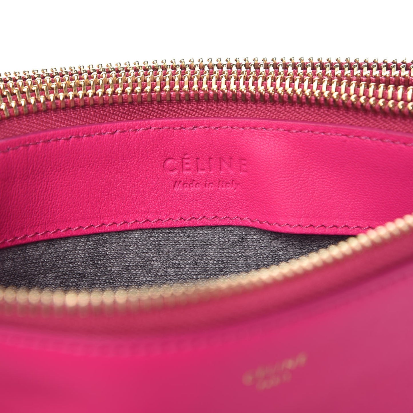 Lambskin Small Trio Crossbody Bag Fluo Fuchsia